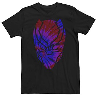 Men's Marvel Black Panther Mask Tie-Dye Tee