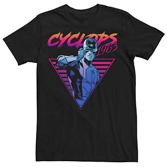 Men's Marvel's X-Men Cyclops Retro Neon Tee