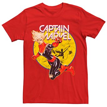 Men's Captain Marvel Vintage Portrait Tee