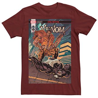 Men's Marvel's Venom Hunted Comic Cover Tee