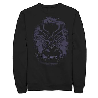 Men's Marvel Black Panther Dark Jungle Portrait Fleece