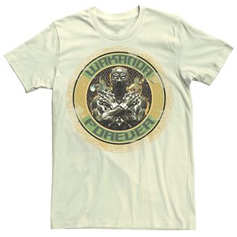 Men's Marvel Black Panther Wakanda Forever Circle Logo Tee