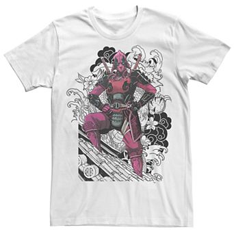 Men's Marvel Deadpool Vintage Samurai Tee