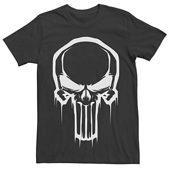 Men's Marvel's The Punisher Skull Drip Logo Tee