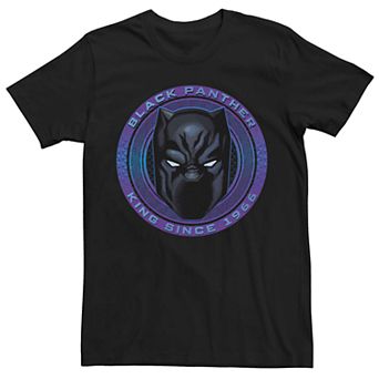 Men's Marvel's Black Panther King Since 1966 Logo Tee