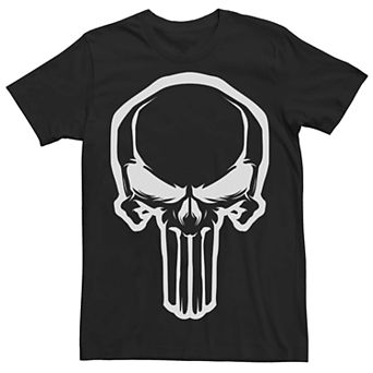 Men's Marvel's Punisher Skull Outline Logo Tee