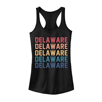 Juniors' Delaware Stack Graphic Tank Top