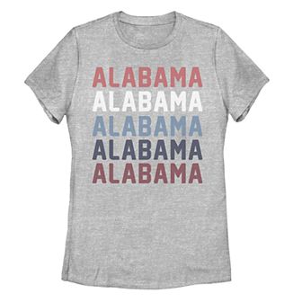 Juniors' Alabama Stack Graphic Tee