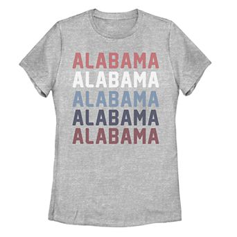 Juniors' Alabama Stack Graphic Tee