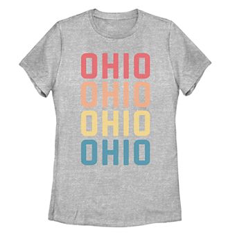 Juniors' Ohio Stack Graphic Tee