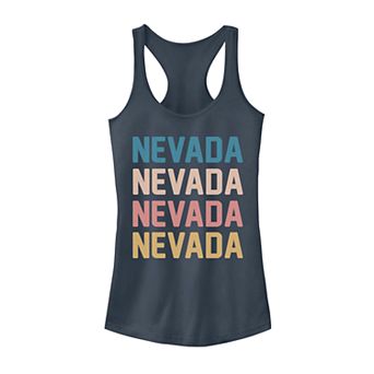 Juniors' Nevada Stack Graphic Tank Top