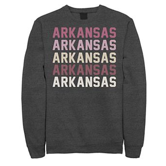 Juniors' Arkansas Stack Graphic Sweatshirt