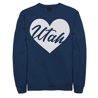 Juniors' Utah Heart Graphic Sweatshirt