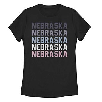 Juniors' Nebraska State Graphic Tee
