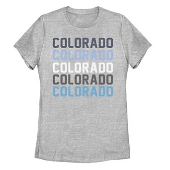 Juniors' Fifth Sun Colorado Colorful Stack Graphic Tee