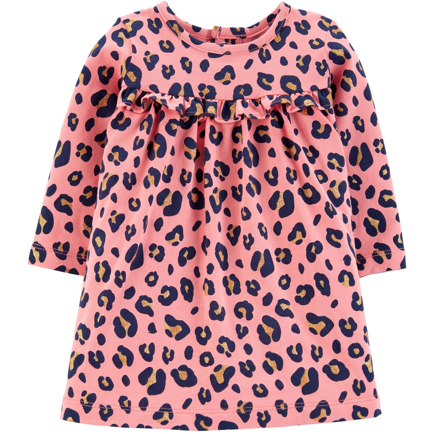 leopard print jersey dress
