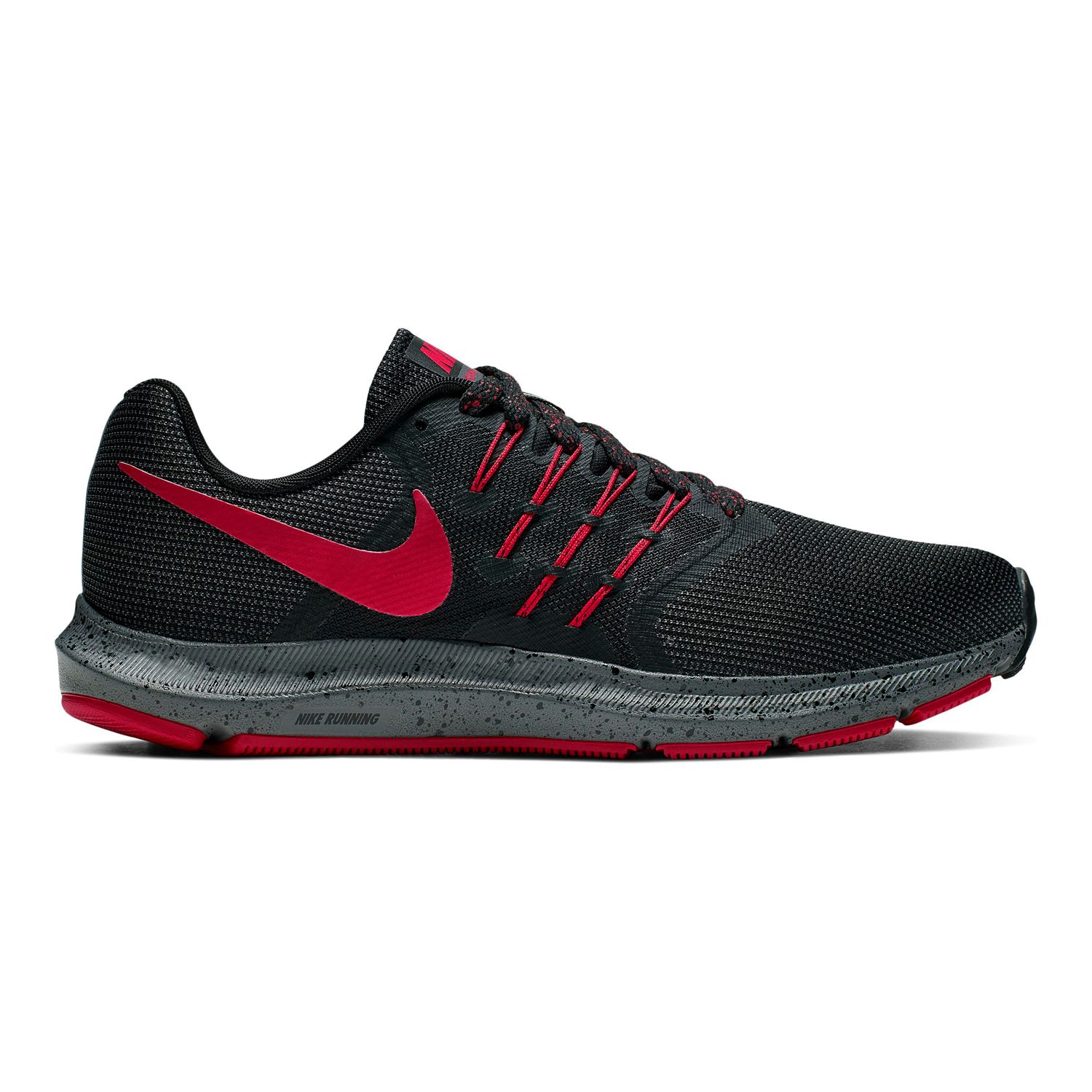 nike swift black running shoes