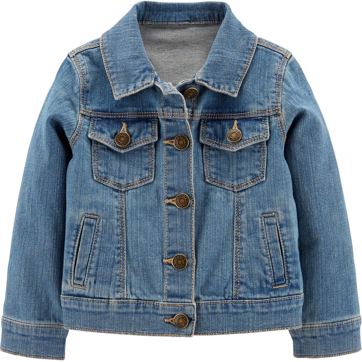 baby girl denim vest