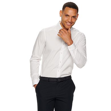 Men's Apt. 9® Premier Flex Extra-Slim Fit Button-Down Collar Dress Shirt