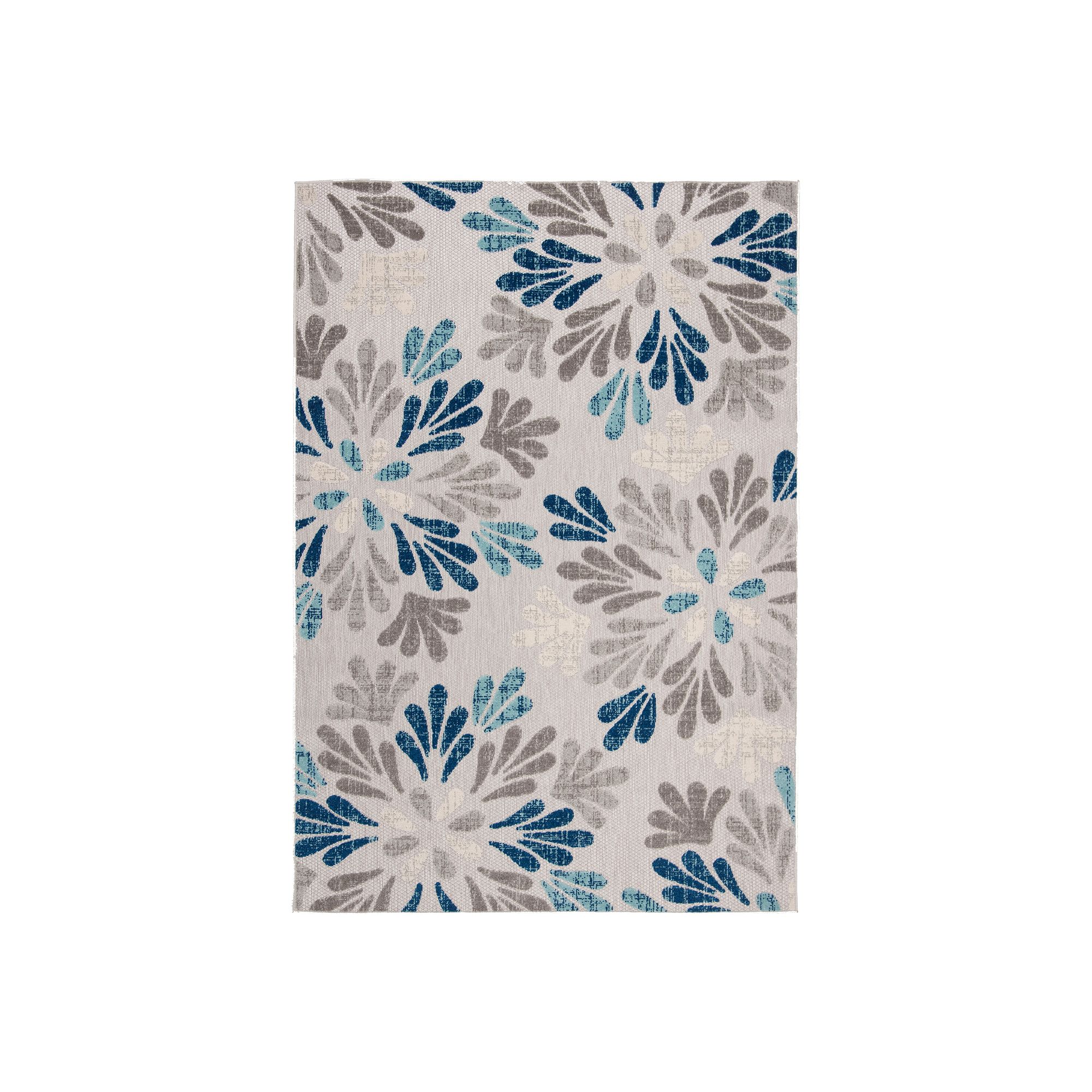 Safavieh Cabana Avery Rug Gray/Blue, Gray Blue