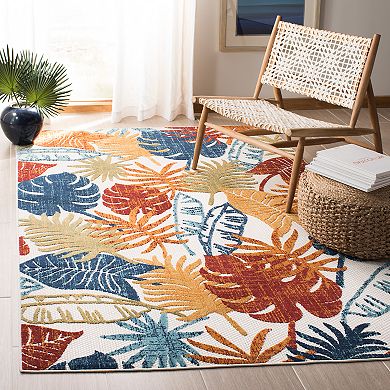 Safavieh Cabana Lucia Rug Creme/Red