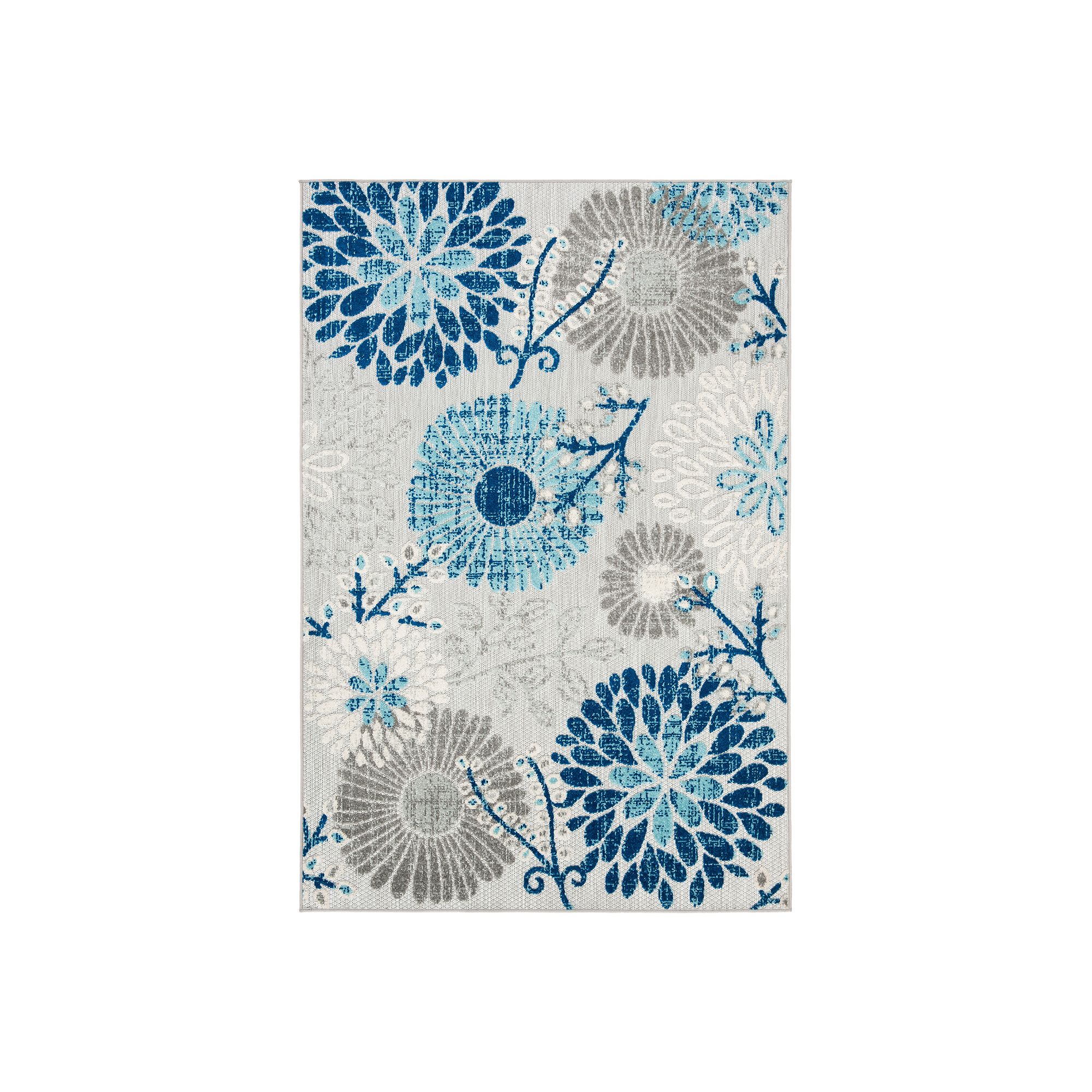 Safavieh Cabana Callie Rug Gray/Navy, Gray Navy