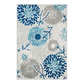 Safavieh Cabana Callie Rug Gray/Navy