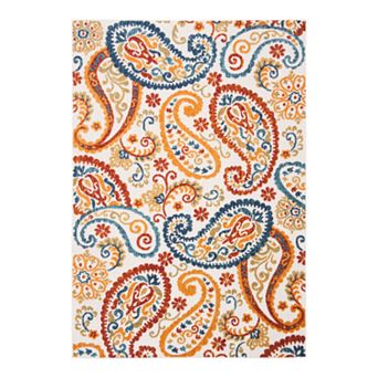 Safavieh Cabana Leona Rug Cream/Navy