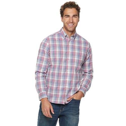 Men's SONOMA Goods for Life™ Perfect Length ButtonDown Shirt