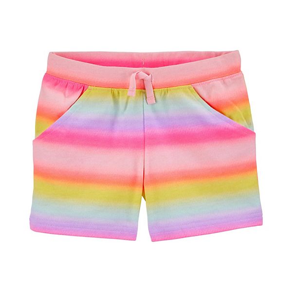 Girls sales rainbow shorts