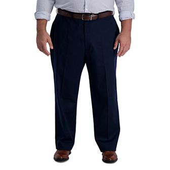 Big & Tall Haggar® Iron Free Classic-Fit Flat-Front Pants