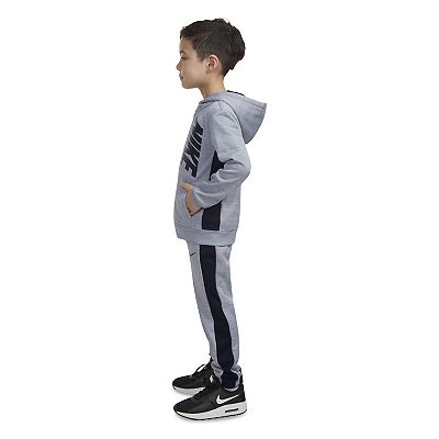 Boys 4 7 Nike Therma Fleece Full Zip Hoodie Jogger Pants Set