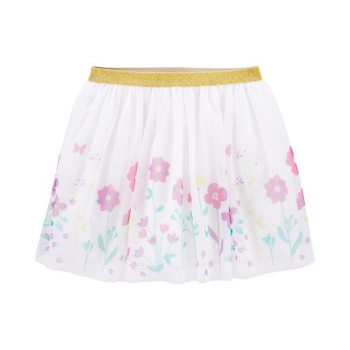 Girls 412 Carter's Glitter Floral Tutu Skirt