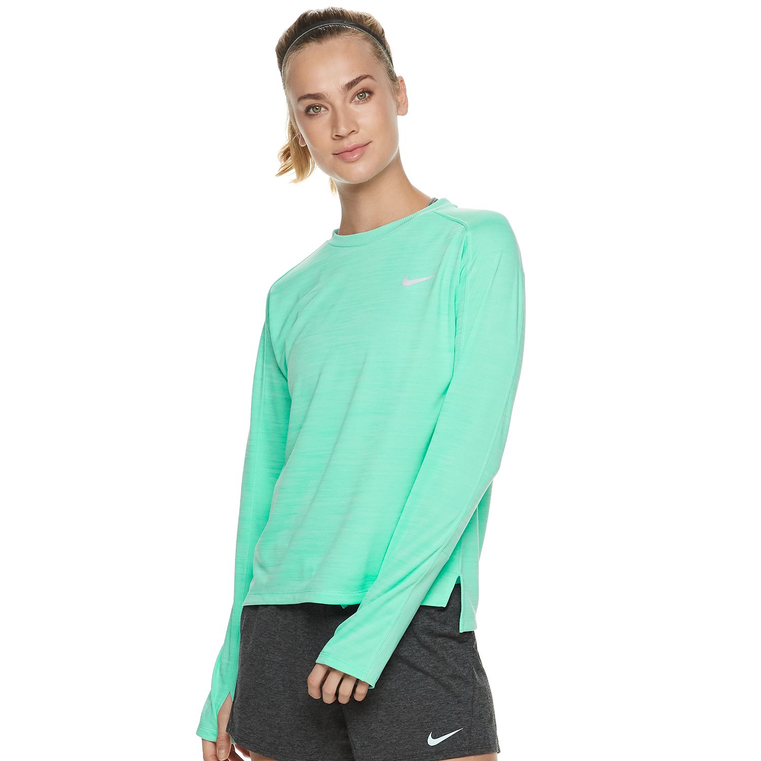 women's nike pacer long sleeve running top