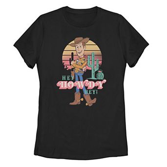 Juniors' Fifth Sun Disney Pixar Toy Story 4 Hey Howdy Woody Sunset Tee