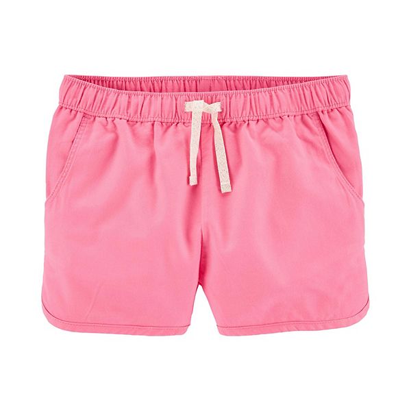 Girls 4-12 Carter's Pull-On Twill Shorts