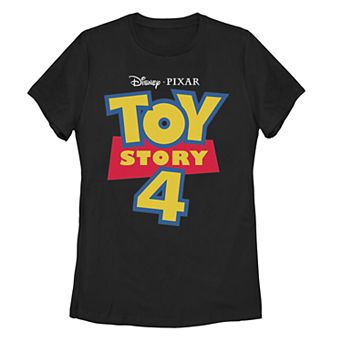 Juniors' Disney Pixar Toy Story 4 Color Logo Tee