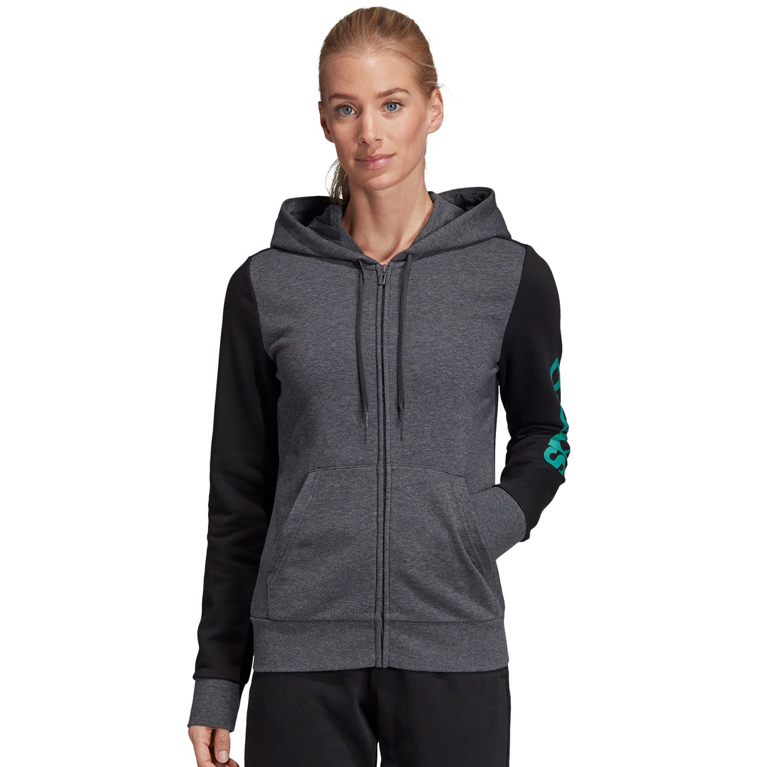 adidas full zip hoodie women's