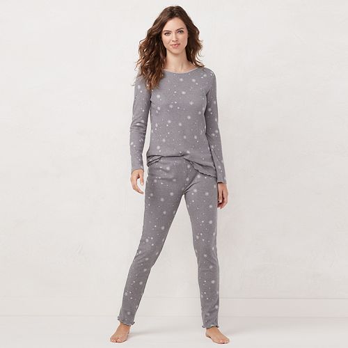 Women's LC Lauren Conrad Thermal Pajama Set