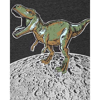Boys 4-14 Carter's Dino On The Moon Layered-Look Tee