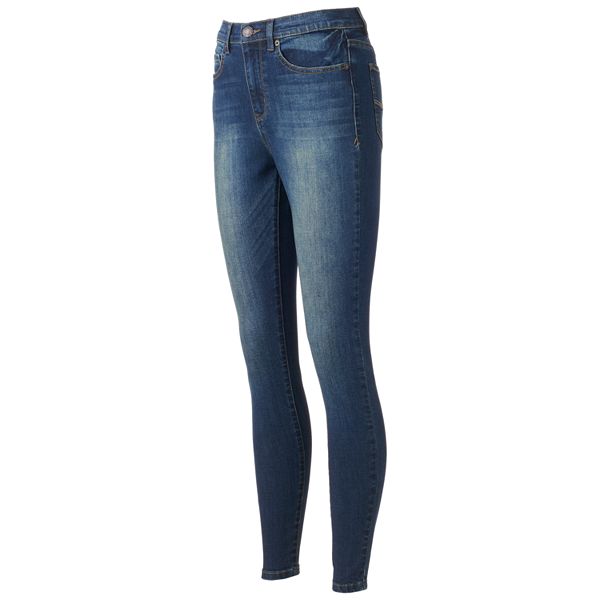 mudd flx stretch high rise jean leggings