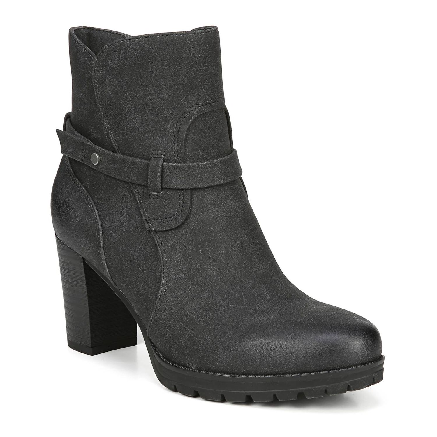 naturalizer black ankle boots