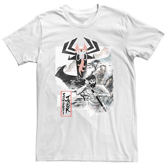 Men's Cartoon Network Samurai Jack Aku Watercolor Tee