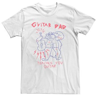 Men's Cartoon Network Steven Universe "Guitar Dad Teaches You Guitar" Tee