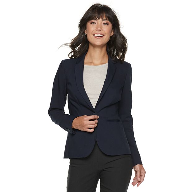 Kohl's navy blue outlet blazer