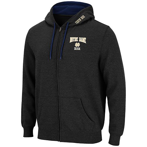 notre dame full zip sweatshirt