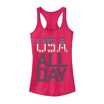 Juniors' USA All Day Tank Top