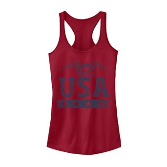 Juniors' Vintage USA Star Tank Top