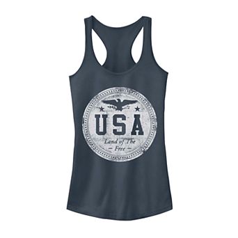 Juniors' Land Of The Free Tank Top