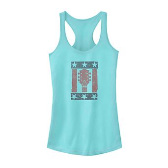 Juniors' Stars And Guitars Tank Top